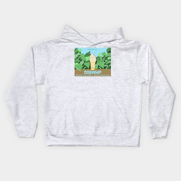 Dole Whip Float Kids Hoodie by tesiamarieart